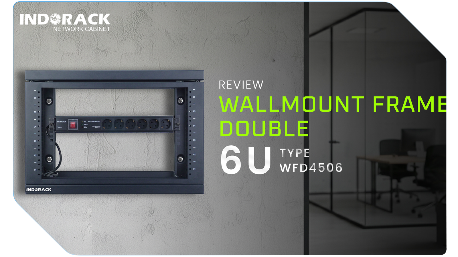 Wallmount Rack 6U